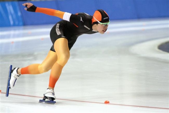 【写真】蟻戸2年連続2冠 男子5000大会新V 全国高校選抜スケート