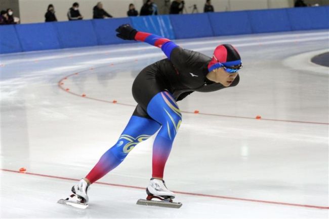 【写真】蟻戸2年連続2冠 男子5000大会新V 全国高校選抜スケート