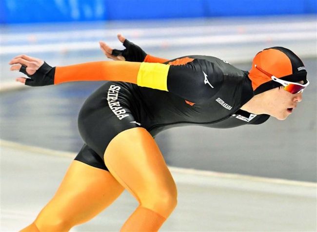 【写真】野々村大会新V 500は山本、古川制す 全国高校選抜スケート