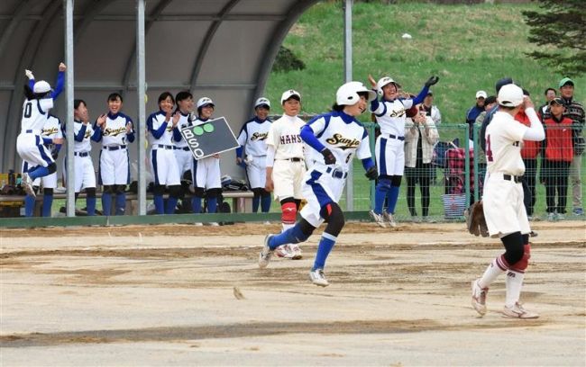 【写真】帯大谷優勝 帯南商に雪辱 春季高校女子ソフトボール大会