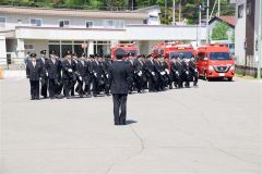 陸別消防団が春季演習 9