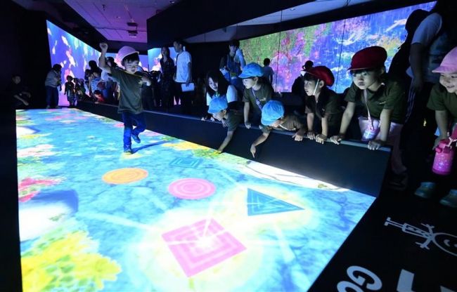 【写真】デジタルアート体感 チームラボ展 帯広美術館で開幕 最先端触れる6作品