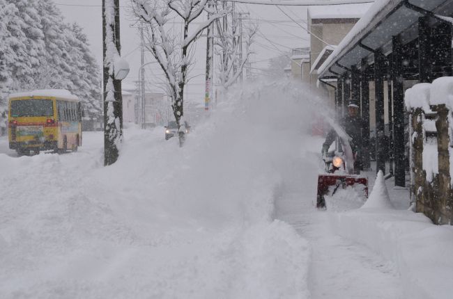 広尾で３０センチ　３０日の降雪