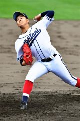 【２回戦・帯大谷－旭川龍谷】力投する帯大谷のエース・木島広輔