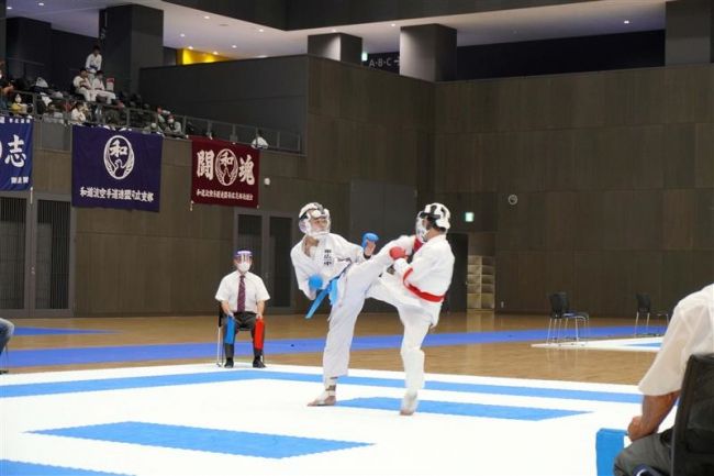 【写真】小林（真統館）４年連続２冠　十勝地区空手道選手権大会