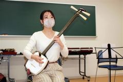 清水で三味線教室 2