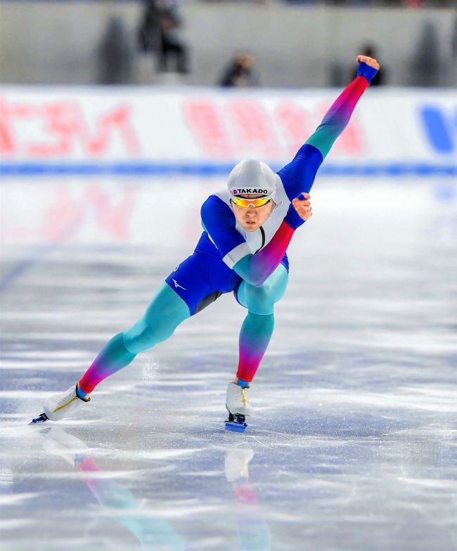 【写真】村上圧勝V、女子は郷2位 3000は酒井制す全日本選抜スケート八戸大会