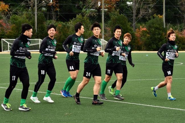 【写真】スカイアース第2節の栃木シティFC戦に向けて練習、全国地域CL