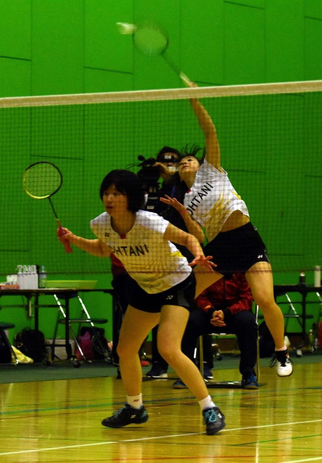 【写真】帯南商女子2連覇、帯大谷男子は18連覇 全十勝高校バドミントン新人団体戦