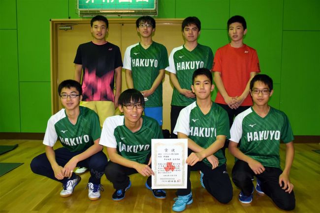 【写真】帯南商女子2連覇、帯大谷男子は18連覇 全十勝高校バドミントン新人団体戦