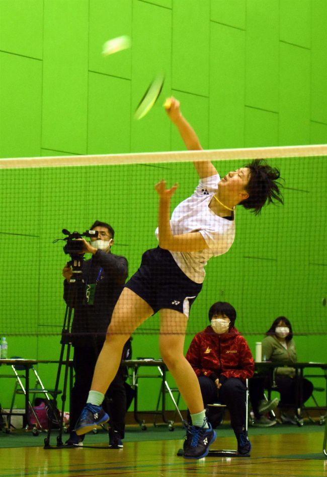【写真】帯南商女子2連覇、帯大谷男子は18連覇 全十勝高校バドミントン新人団体戦