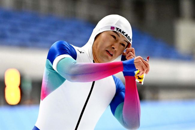 【写真】村上34秒67好タイム、郷は2種目トップ スケート強化部総合競技会