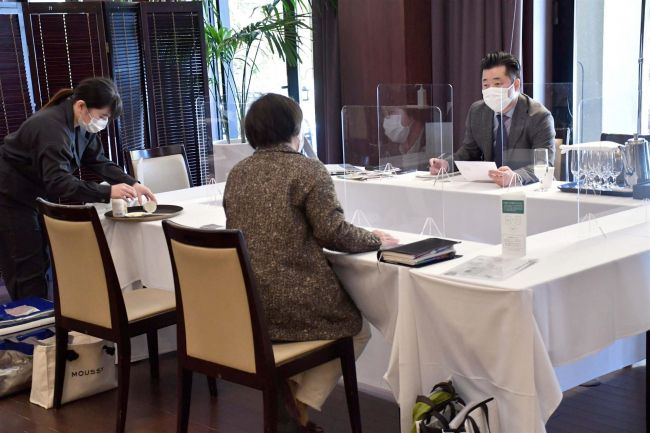 【写真】首都圏のバイヤーに地場産品をＰＲ　とかち・食のビジネスマッチング