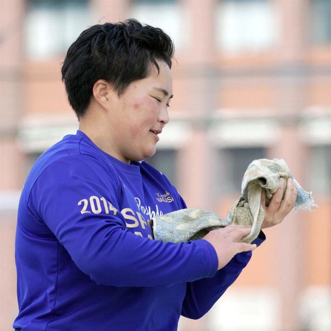 【写真】女子砲丸投げU20全国覇者の久保田亜由、さらなる成長誓う 九州で精進重ねる