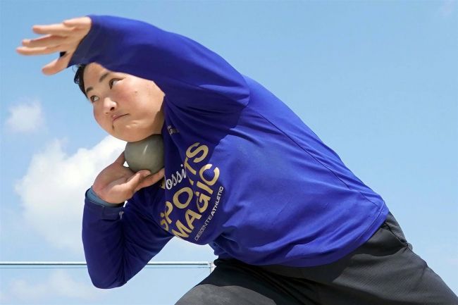 【写真】女子砲丸投げU20全国覇者の久保田亜由、さらなる成長誓う 九州で精進重ねる