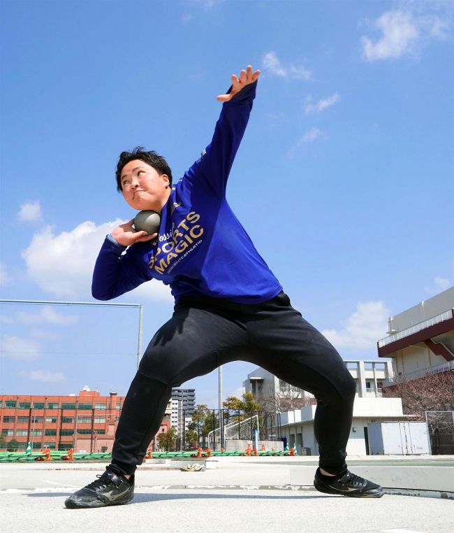 【写真】女子砲丸投げU20全国覇者の久保田亜由、さらなる成長誓う 九州で精進重ねる