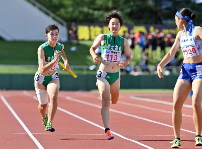 【写真】小野寺絢美女子200準優勝、帯柏葉勢34年ぶりの入賞飾る 全国高校総体陸上競技