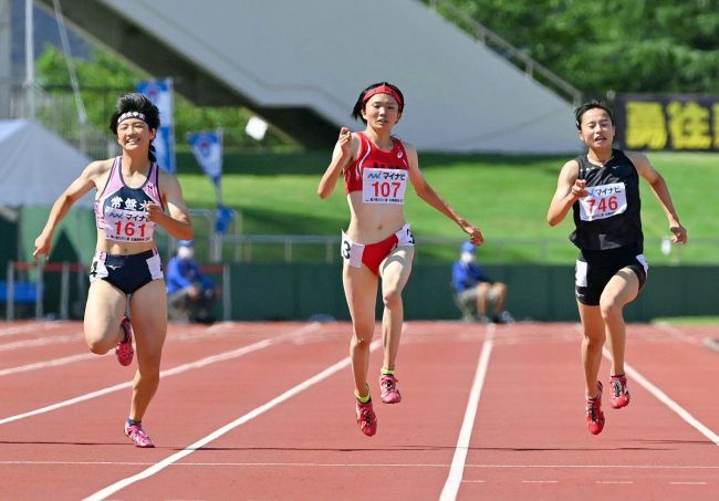 小野寺絢美女子２００準優勝、帯柏葉勢３４年ぶりの入賞飾る　全国高校総体陸上競技