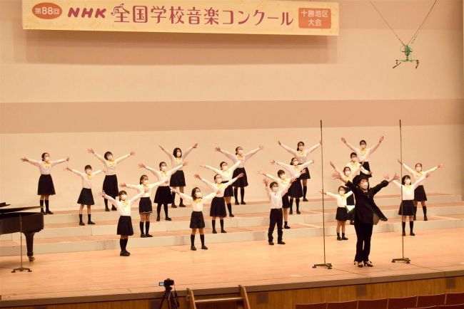 【写真】豊成小、帯一中、帯三条が全道へ　ＮＨＫ音楽コン十勝地区大会