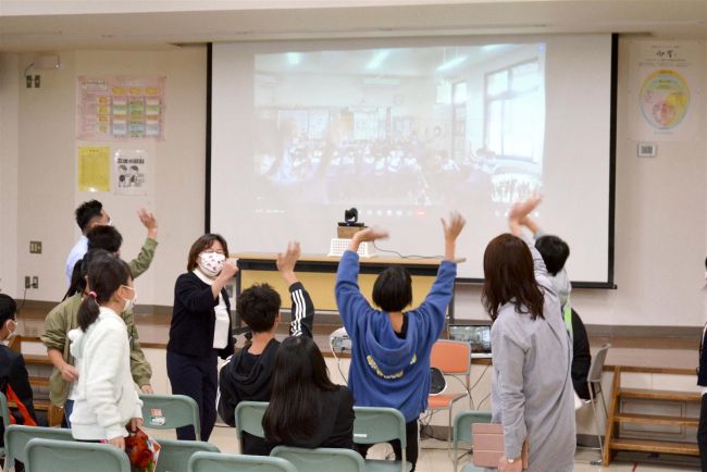 十勝と台湾の「清水小学校」がオンライン交流