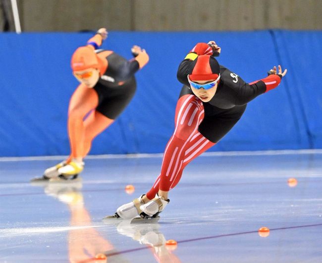 帯三条３年勢躍動、女子１０００水戸が大会新Ｖ　男子も大会新で時安、同１万は笠原制す　道高校スケート選手権大会