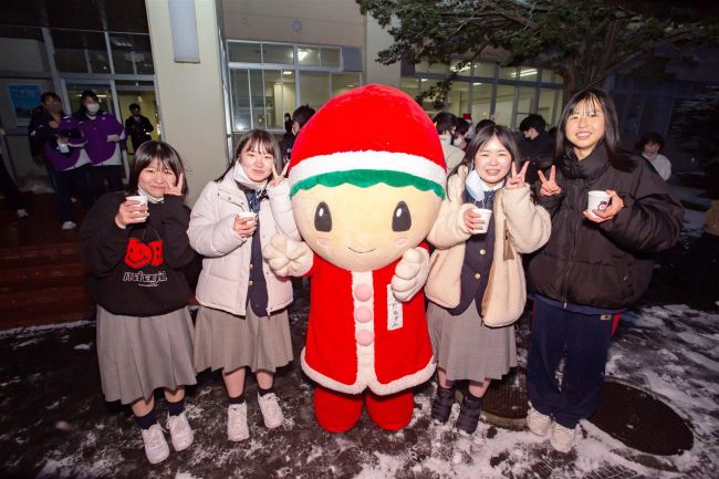 広尾高校でクリスマスイベント　広尾