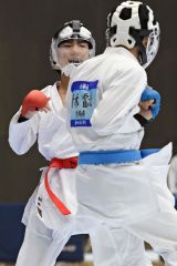 男子個人組手６１キロ以下級２回戦　松井翔耶（本別）