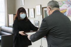 山西美奈子さんに教育功績者表彰　本別 2