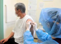 西江建設が３回目の職域接種　社員と家族ら約９００人