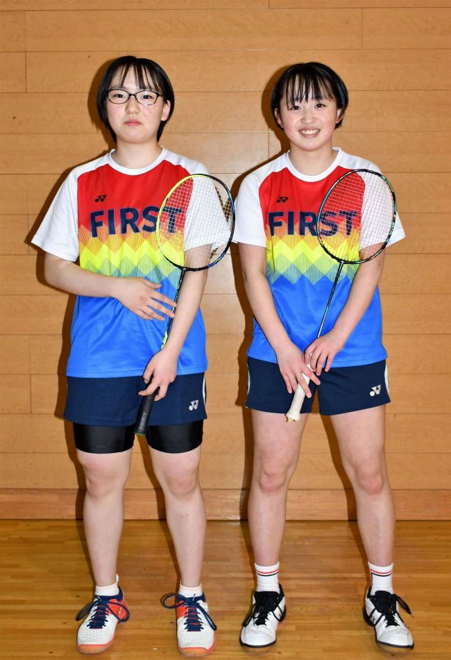 【写真】帯一の佐藤、藤川・内田組、杉野が北北海道代表で全国中学選手権へ バドミントン