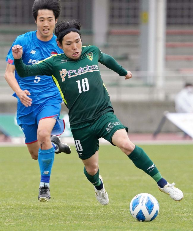 【写真】榊が新天地の市原で躍動、開幕戦1ゴール 清原主将はスタンドから勝利見守る 関東サッカーリーグ1部