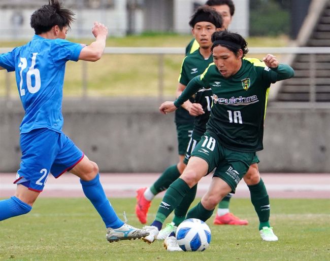 【写真】榊が新天地の市原で躍動、開幕戦1ゴール 清原主将はスタンドから勝利見守る 関東サッカーリーグ1部