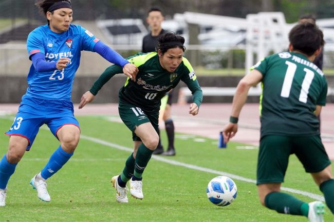 【写真】榊が新天地の市原で躍動、開幕戦1ゴール 清原主将はスタンドから勝利見守る 関東サッカーリーグ1部