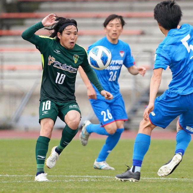 【写真】榊が新天地の市原で躍動、開幕戦1ゴール 清原主将はスタンドから勝利見守る 関東サッカーリーグ1部