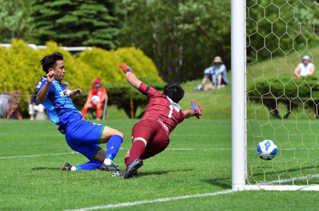 スカイアースが札幌蹴球団に２―０快勝、横野主将先制ゴール　サッカー道リーグ第５節