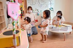 子育てセンターで「手作り縁日」　大樹 2