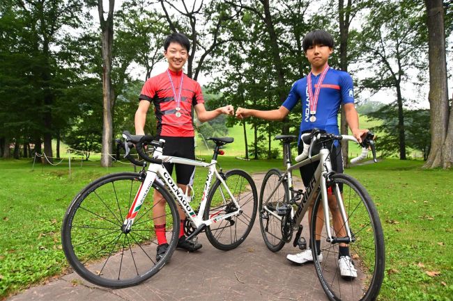 スノボの合歓垣と恵田　初の自転車ロードレース挑戦で好成績