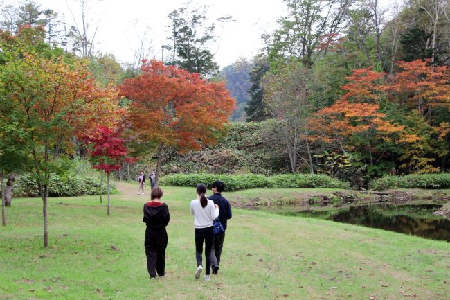 色づく紅葉、深まる秋　鹿追・福原山荘　２３日まで特別公開