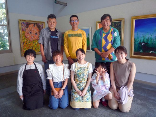 画家の美術館で研修生展　芽室