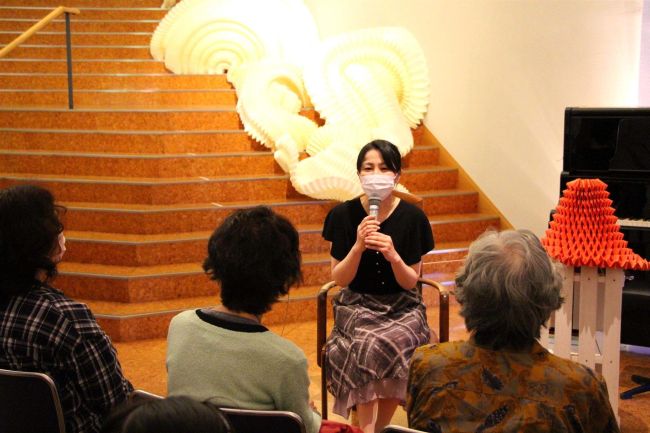 鹿追で現代アート加藤さんのトークイベント