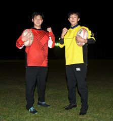 高氏瑛太（帯四中）上村寛大（帯翔陽中）ラグビー道代表入り　東日本中学生大会へ