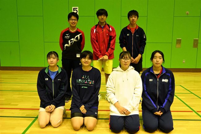 【写真】松本悠汰２冠、女子単は石原綾弓頂点、勝毎杯全十勝秋季高校バドミントン大会