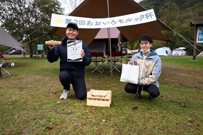 第２回あおいろモルックカップ　優勝はＴＥＡＭ　ＵＲＡＨＯＲＯの山村さんら