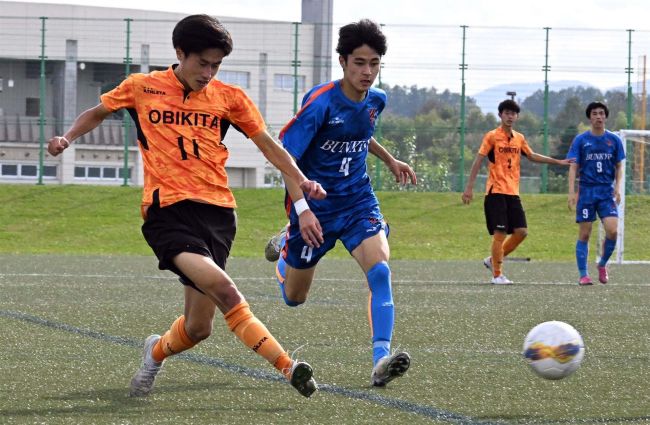 【写真】帯北前半好機先制も失点で失速、高校サッカー選手権道大会1回戦で無念の敗退