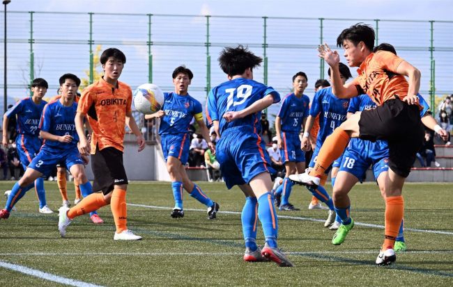 【写真】帯北前半好機先制も失点で失速、高校サッカー選手権道大会1回戦で無念の敗退