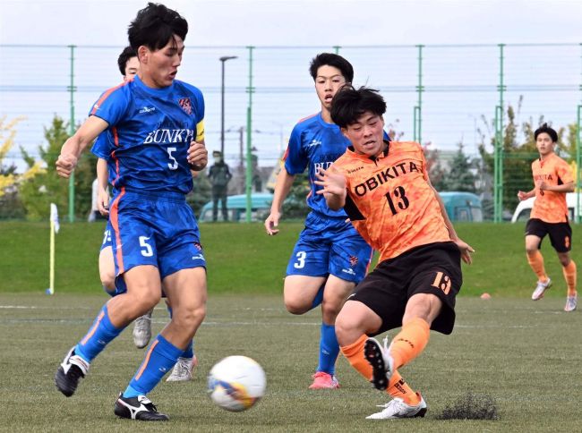 【写真】帯北前半好機先制も失点で失速、高校サッカー選手権道大会1回戦で無念の敗退