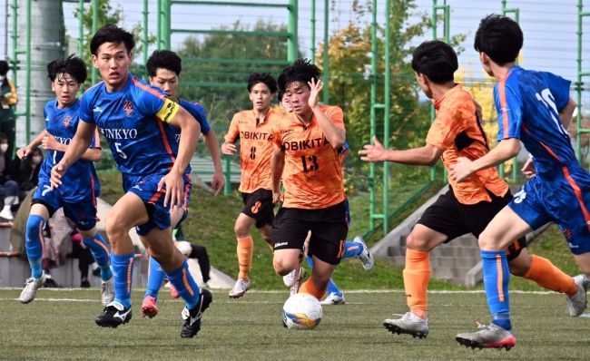 帯北前半好機先制も失点で失速、高校サッカー選手権道大会１回戦で無念の敗退