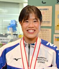 蝦名愛梨（帯大谷高出）水泳ＯＷＳ日本選手権圧勝で２冠、１０キロは連覇達成