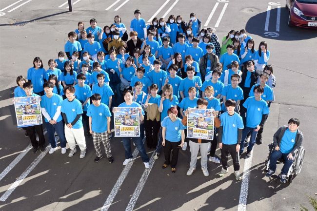 帯広コア専門学校でフードバレーマラソン壮行会