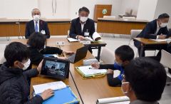 児童と町長ら「住みよいまち」へ意見交換　音更